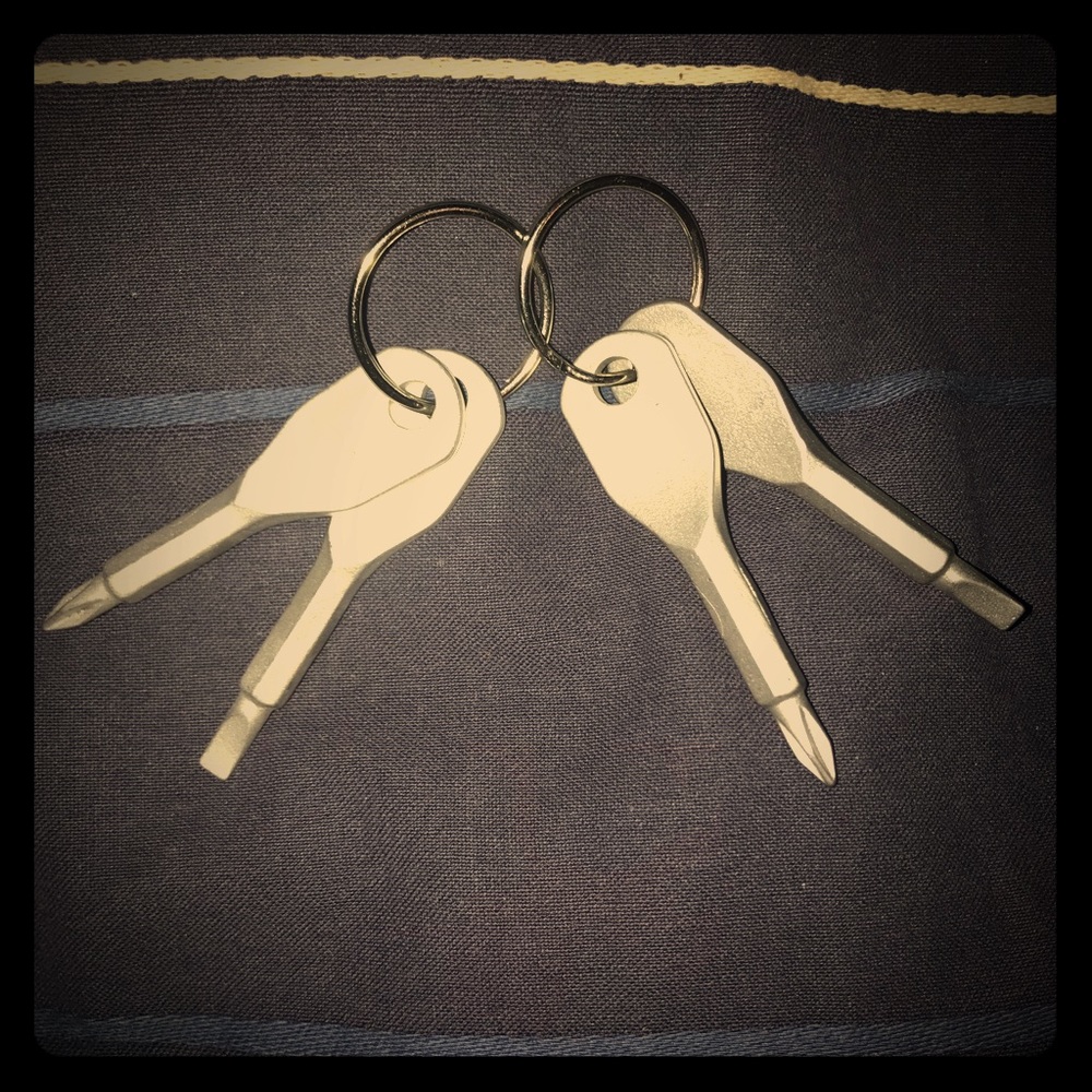 BUNDLE! 2 Pocket Screwdriver for Keychain Sets